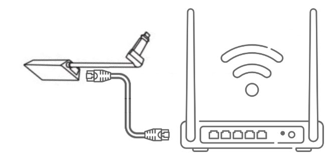 Starlink Ethernet Adapter to router